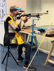 Auflageschießen sitzend